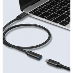 UGREEN - USB-C Verlängerungskabel 0.5m Type-C male Type-C female - 20V 3A, schwarz – Bild 4