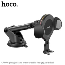 Hoco CA60 Aspiring infrared sensor wireless charging car holder, schwarz – Bild 5