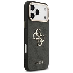 iPhone 17 Pro Max - Étui métal logo or, noir GUHCP17X4GMGCGR – Bild 4