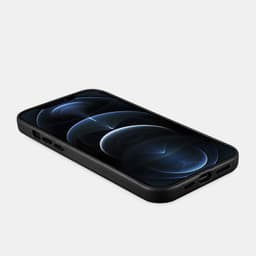 iPhone 12 mini - iCarer - Étui arrière en cuir avec logo, noir (WMI1215-BK) – Bild 4