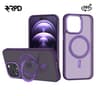Apple Phone 15 Pro Max - 360 degree Magsafe Stand Case purple
