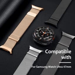 Galaxy Watch - Cinturino milanese DUX (47 mm) nero – Bild 6