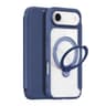 iPhone Air - DUX Ducis Skin X Pro Series Flip Case, custodie (fronte e retro), blu con MagStand