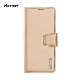 Apple iPhone 13 Mini - Hanman Mill Flip Case avec 3 emplacements pour cartes, or – Bild 2
