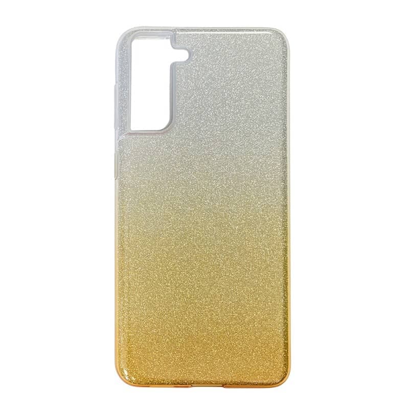 Custodia Samsung S21 Diamond bling oro/argento