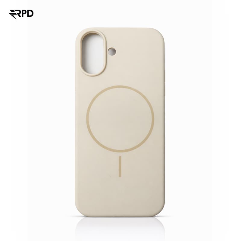iPhone 17 - MagSafe Slimline Silikon Case, Beige