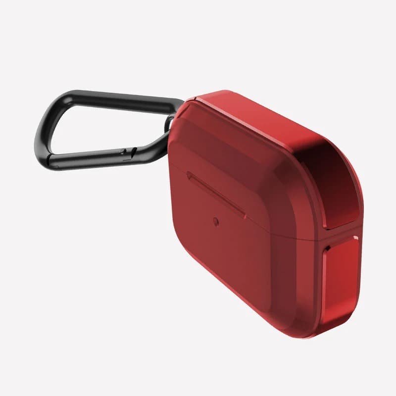 Raptic - Airpods Pro 1st + 2nd Gen Trek Defense Case red
