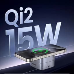 Ugreen - Chargeur magnétique pliable 2 en 1 Qi2 (W702 / 35316), gris/noir – Bild 6