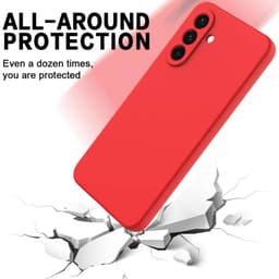 Samsung Galaxy A17 5G - Silikon Schutzhülle, rot – Bild 5