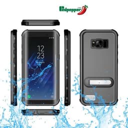 Samsung S9 - Étui d'extérieur Redpepper, IP68, étanche, noir – Bild 1