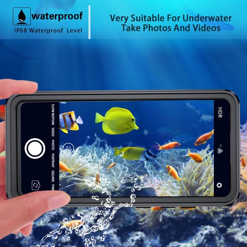 Samsung Galaxy A52/A52s - Custodia impermeabile per esterni Redpepper IP68, nero – 4