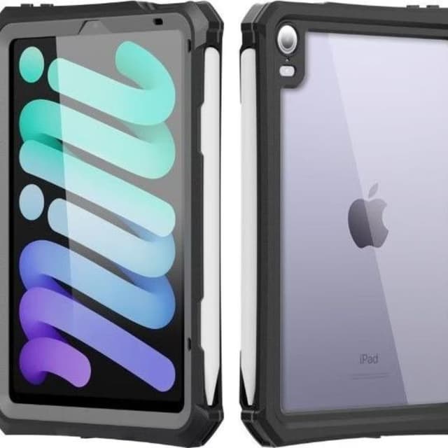 Shellbox - Waterproof case, iPad Mini (6th/7th gen), black