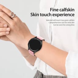 Galaxy Watch - DUX Gadget Series strap made of genuine leather (20mm), YA version, pink – Bild 6