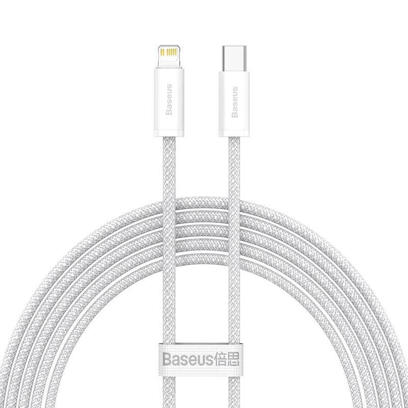 Baseus - Dynamic Serie - Câble de charge rapide Type-C vers iP, 20W 2m, Blanc (CALD000102)