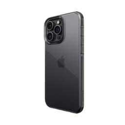 iPhone 15 Plus - Raptic Clear, custodia protettiva trasparente in nero (Smoke) – Bild 1