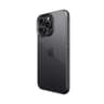 iPhone 15 Plus - Raptic Clear, custodia protettiva trasparente in nero (Smoke)