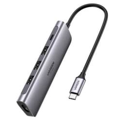 Ugreen – USB-C Hub 5-in-1 (4x USB-A + HDMI) (CM136 / 70495), grau/schwarz – Bild 1