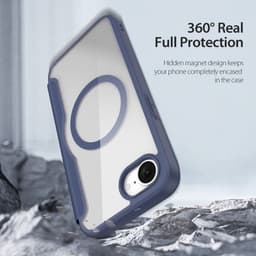iPhone 16e/17e - Dux Ducis Skin X Series Magsafe bleu foncé – Bild 8