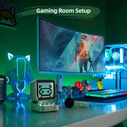 Divoom - DitooMic- 8 Bit Pixel Art Speaker - Bluetooth - Karaoke & Voice Morphing - Green – Bild 4