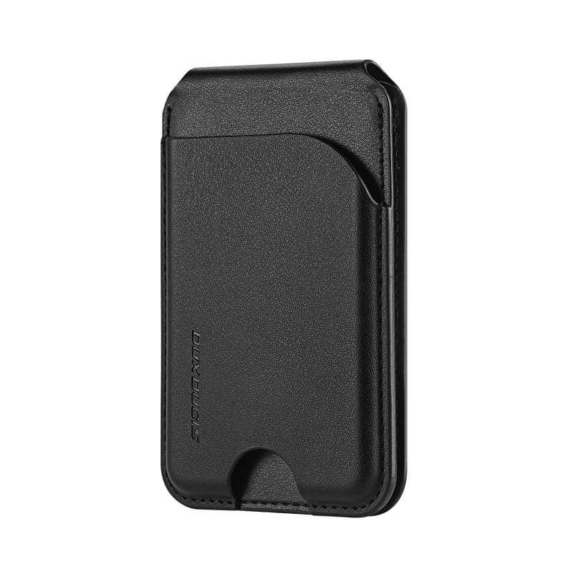 iPhone 12/13/14/15/16 Series . Dux Ducis Magnetic Leather Wallet Stand with MagSafe, Schwarz – 4