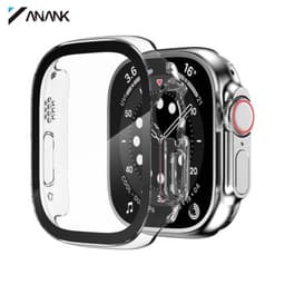 ANANK Apple Watch Ultra 49 mm - Vetro temperato / Vetro blindato con custodia bumper, trasparente – Bild 1
