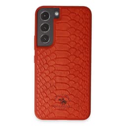 Samsung Galaxy S22 Ultra - Santa Barbara Polo & Racquet Club Knight Case, rot – Bild 1