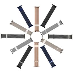 Apple Watch - DUX Milanese Version Strap - 42mm/44mm/45mm/46mm(10.Gen)/49mm, Gold – Bild 2