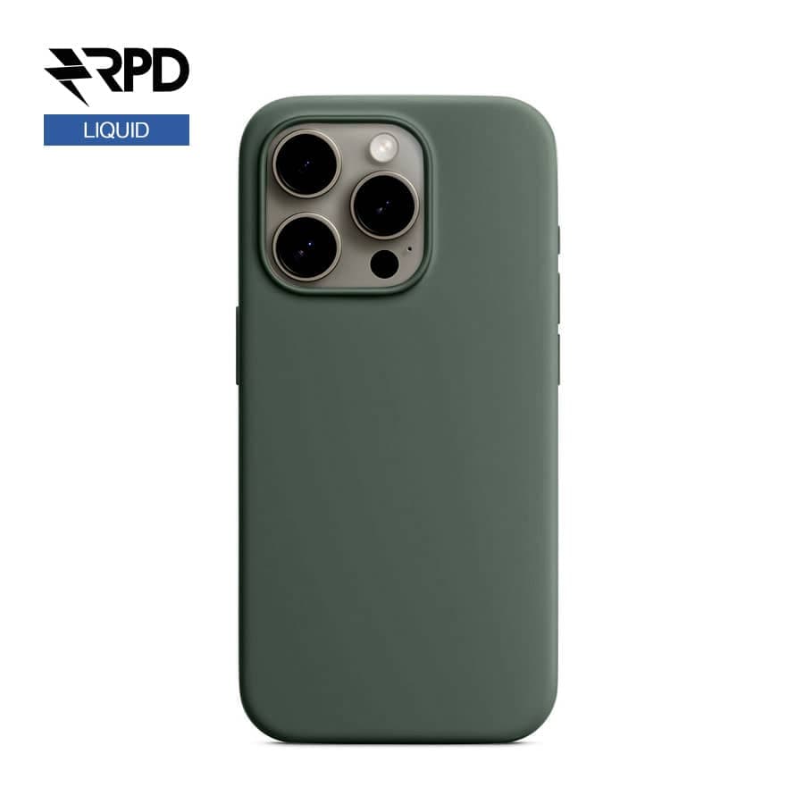 iPhone 15 Pro Max - Silicone Case Cypress green, Liquid (Magsafe-Version)