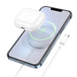 Hoco - CW47 Original series 15W magnetic wireless fast charger / Magsafe weiss – Bild 3