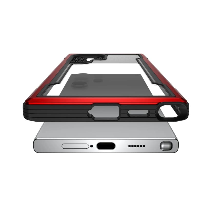 Samsung Galaxy S24 Ultra - Custodia Raptic Defence Shield, rosso – 3