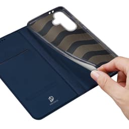 Dux Ducis - Galaxy S23 FE - Custodia Flip Skin Pro Series, finta pelle, blu – Bild 8