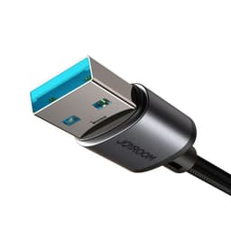 Joyroom 90° Fast Charging Cable Type-A to Type-C (S-A56), 1.2m, Schwarz – Bild 3