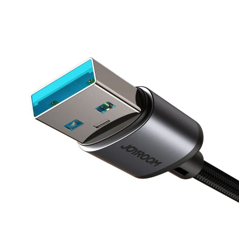 Joyroom 90° Fast Charging Cable Type-A to Type-C (S-A56), 1.2m, Schwarz – 3