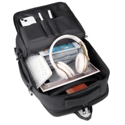 Okade S70 Zaino per laptop da 17,3 pollici - Zaino da lavoro e da viaggio USB, funzione valigia, nero – Bild 8