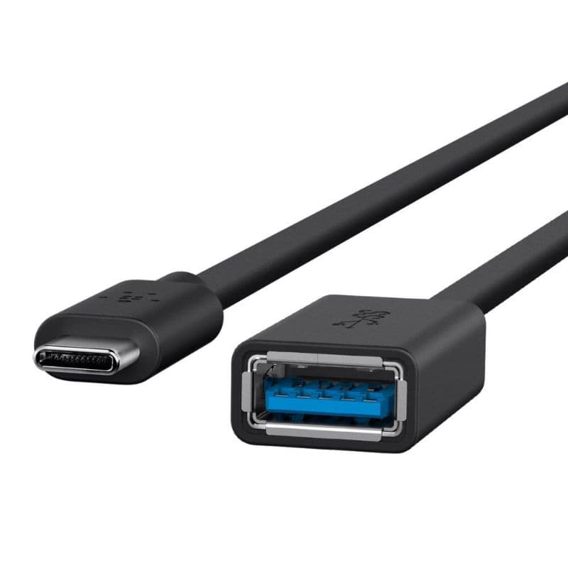 Belkin - Connect USB-C to USB-A Adapter, Schwarz – 2