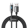 McDodo -USB-A auf USB-C Ladekabel mit Ladelämpchen, 1.2m, Schwarz