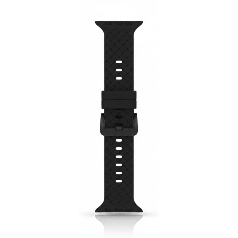Apple Watch Armband Silikon 42/44/45/49mm Schwarz