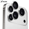 ANANK iPhone 17 Pro / 17 Pro Max - Vetro blindato della fotocamera posteriore - 99AR+ Corning Glass, protezione a doppia lente, argento