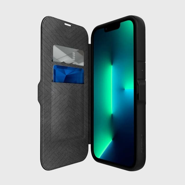 iPhone 15 Pro Max - Raptic Urban Folio black - Outdoor Flip Case