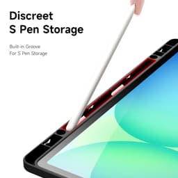 Samsung Galaxy Tab S10 FE / S9 FE / Tab S9 - Serie Dux Ducis Magi, custodia flip stand-up, nero – Bild 6