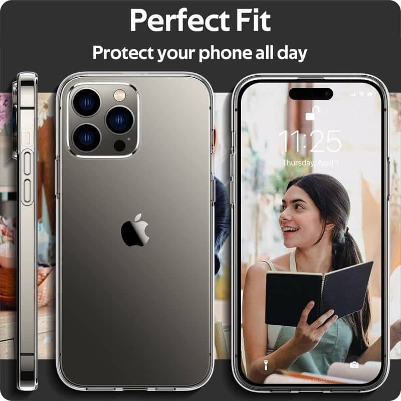 iPhone 14 Pro Max - X-Level Antislip Clear Case Hülle Transparent – 3