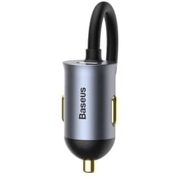 Baseus - Share Together PPS - Chargeur rapide multi-ports pour voiture, 120W 2U+2C, gris (CCBT-A0G) – Bild 8
