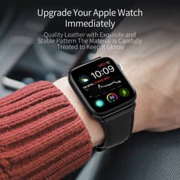 Apple Watch - Cinturino DUX Business (42mm/44mm/45mm/46mm(10.Gen)/49mm), nero – Bild 8