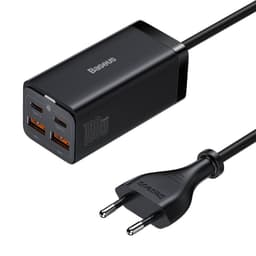 Baseus - GaN3 Pro - Desktop Schnellladegerät 2U+2C, 100W EU, Schwarz (CCGP000101) – Bild 1