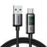 Joyroom Digital Display Fast Charging Cable (S-A16Pro) Type-A to Type-C, 1.2m, Schwarz
