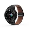 Galaxy Watch - DUX Gadget Series Armband aus echtem Leder (22mm), YA Version Schwarz