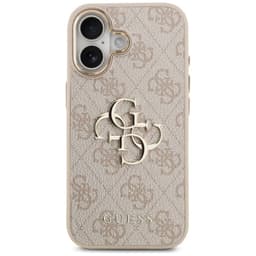 iPhone 17 - Custodia Guess Metal Logo Gold, rosa GUHCP17S4GMGCPI – Bild 3
