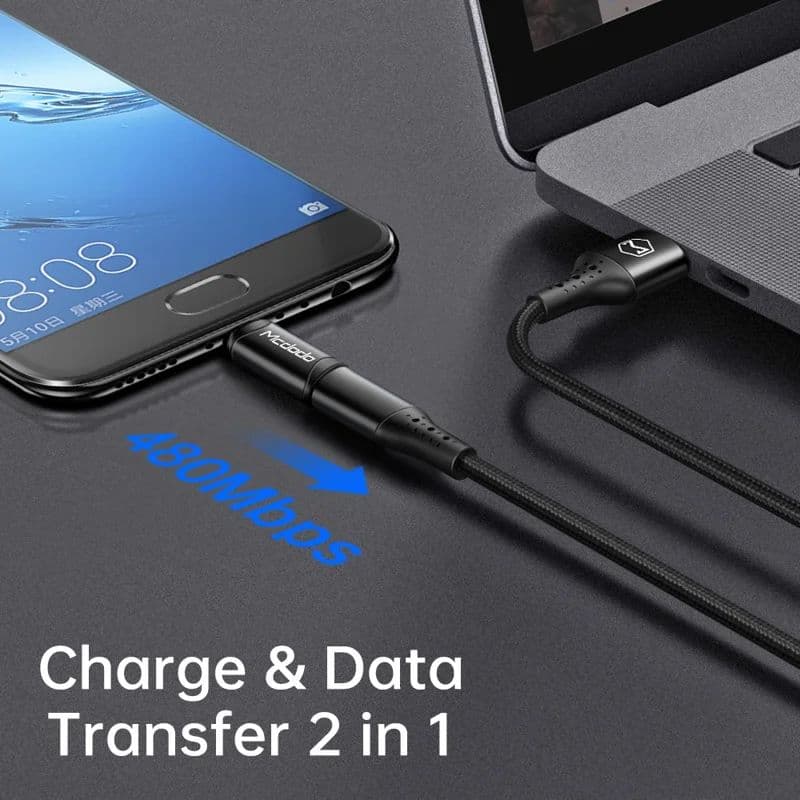 McDodo - USB-C to MIcro-USB Adapter, Schwarz – 2