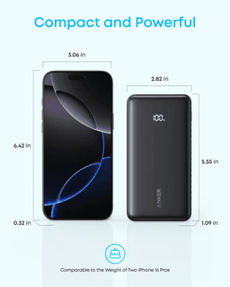 Anker - Zolo Portable Powerbank, 22.5W, 20000mAh, USB-C, black – Bild 6