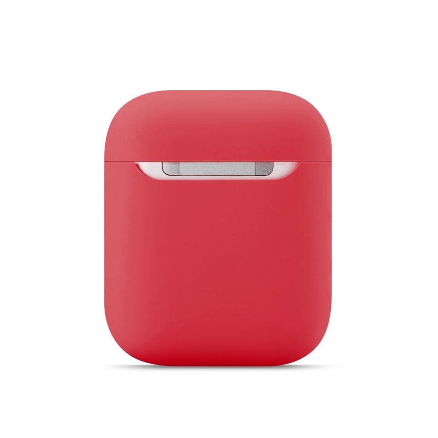 Custodia in silicone per Airpods 1a+2a generazione rosso – 3